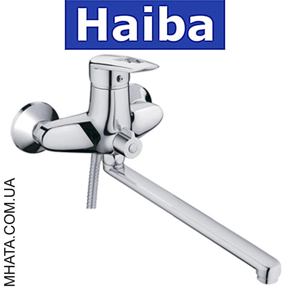 

Смеситель для ванны длинный нос HAIBA DISK EURO (Chr-006)