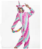 Пижама Кигуруми взрослый "Единорог карамелька" размер M Код 10-3860, фото 5