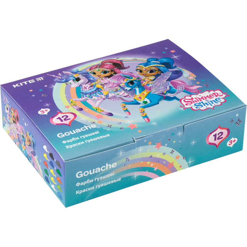 

Краски гуашевые Kite Shimmer&Shine 12цвx20мл (SH20-063), Ассорти