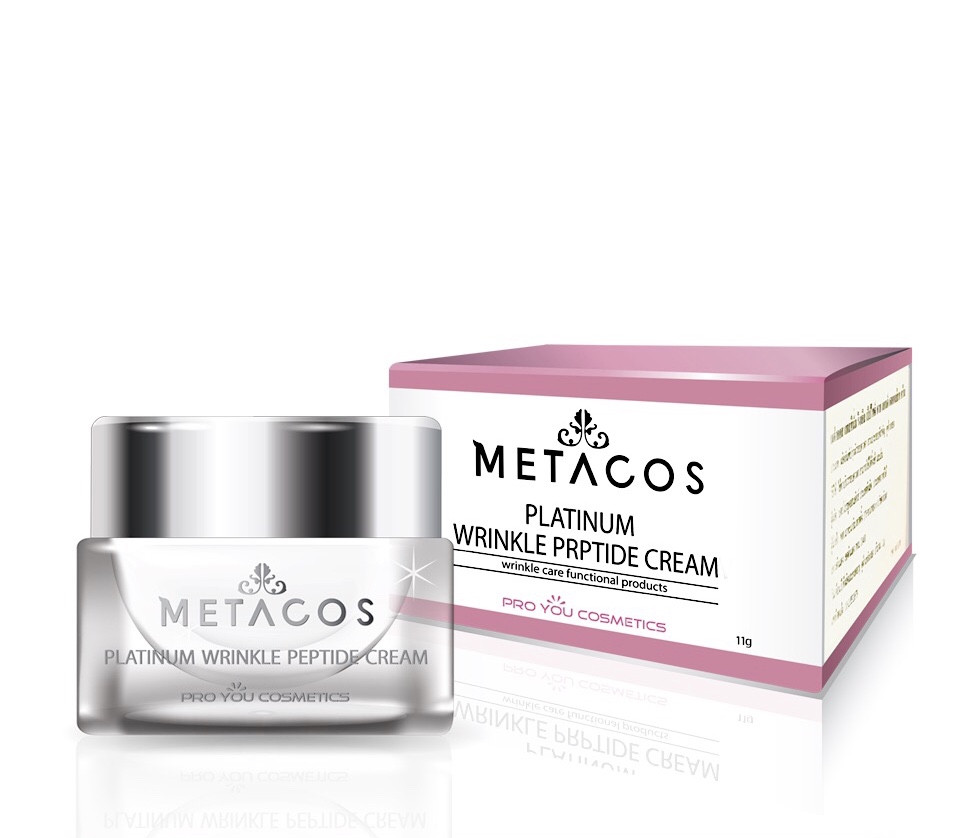 

Крем против морщин с платиной и пептидами Metacos Platinum Wrinkle Peptide Cream, 11 г