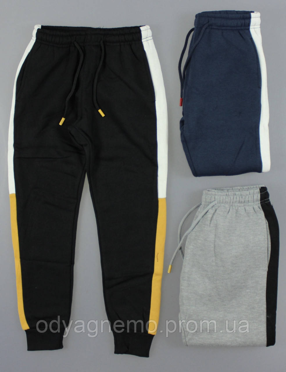 Спортивные брюки с начесом для мальчиков Glo-Story оптом, 134-164 рр. Артикул: BRT9181, фото 1