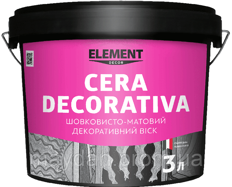 

Декоративний воск CERA DECORATIVA "ELEMENT DECOR"