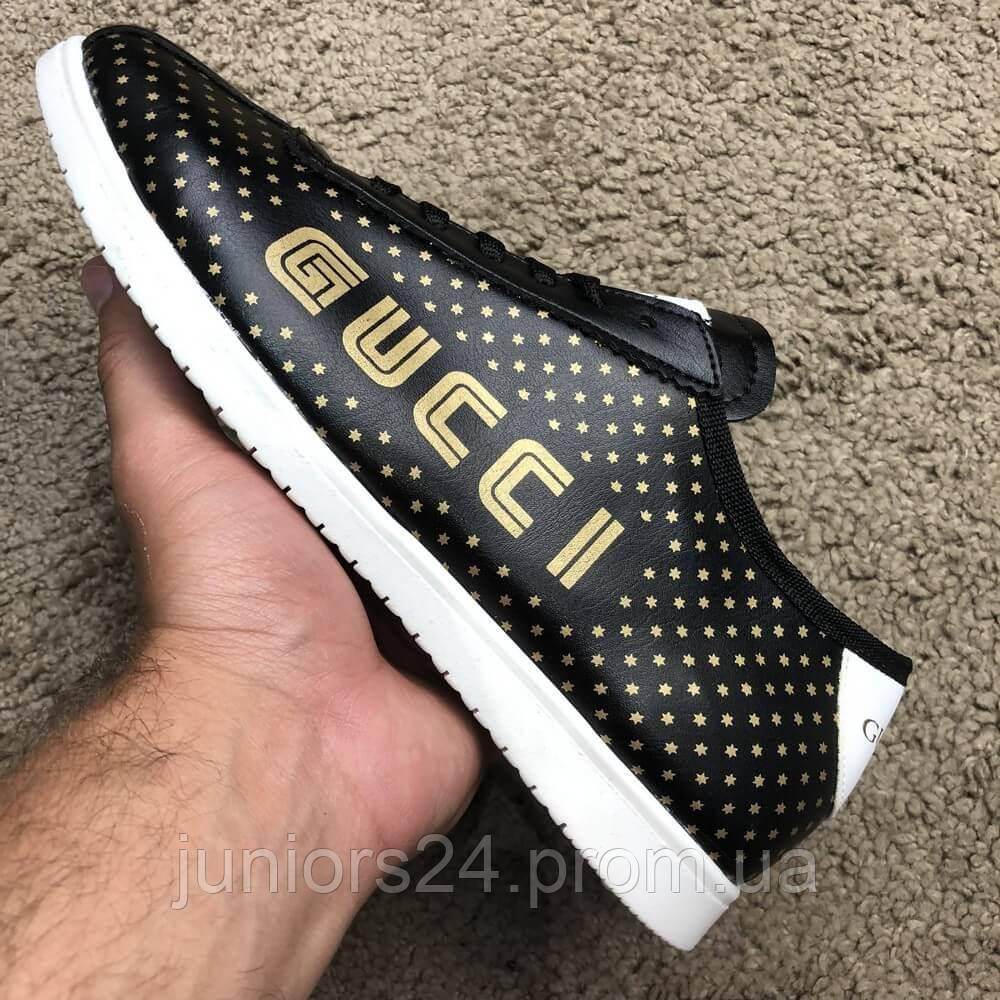 

Gucci Falacer Sneaker Golden Stars Black