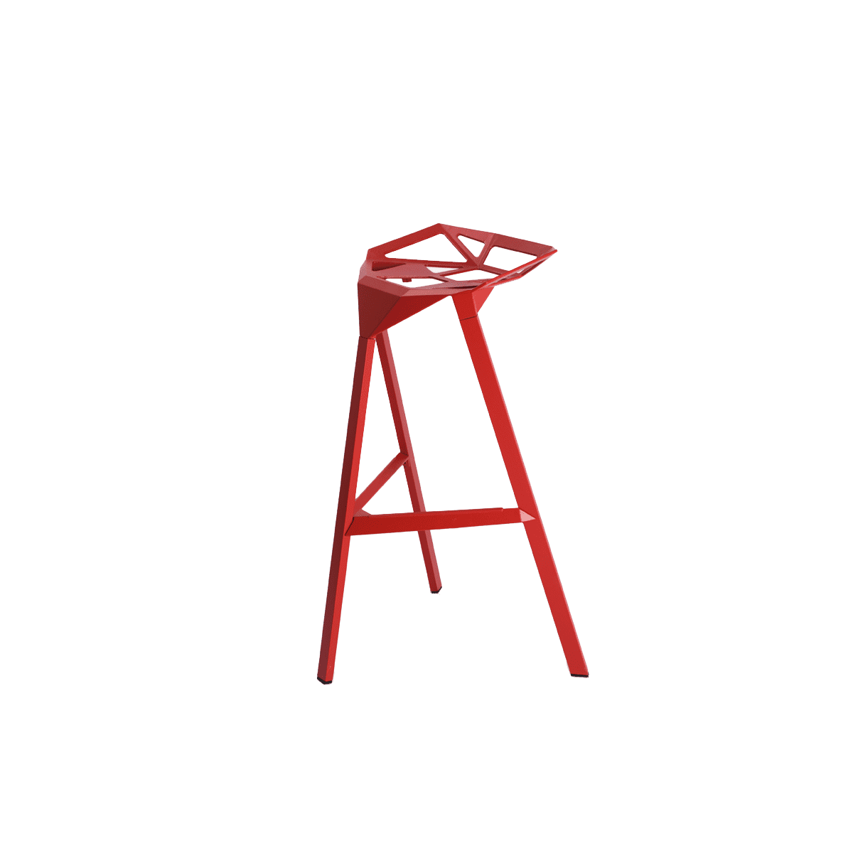 

Стул барный Chair one Bar / Чиа ван Бар Белый (CoolArt-TM) Красный