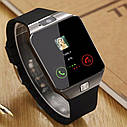 Смарт-годинник Smart Watch DZ09 під SIM Original колір Black в оригінальній упаковці два акумулятора в комплекті, фото 2