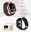 Смарт-годинник Smart Watch DZ09 під SIM Original колір Black в оригінальній упаковці два акумулятора в комплекті, фото 8