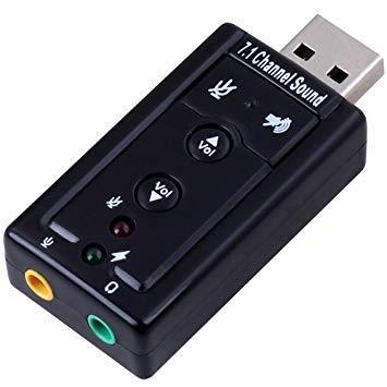 

USB внешняя звуковая карта 7.1 LVD 3D Sound card