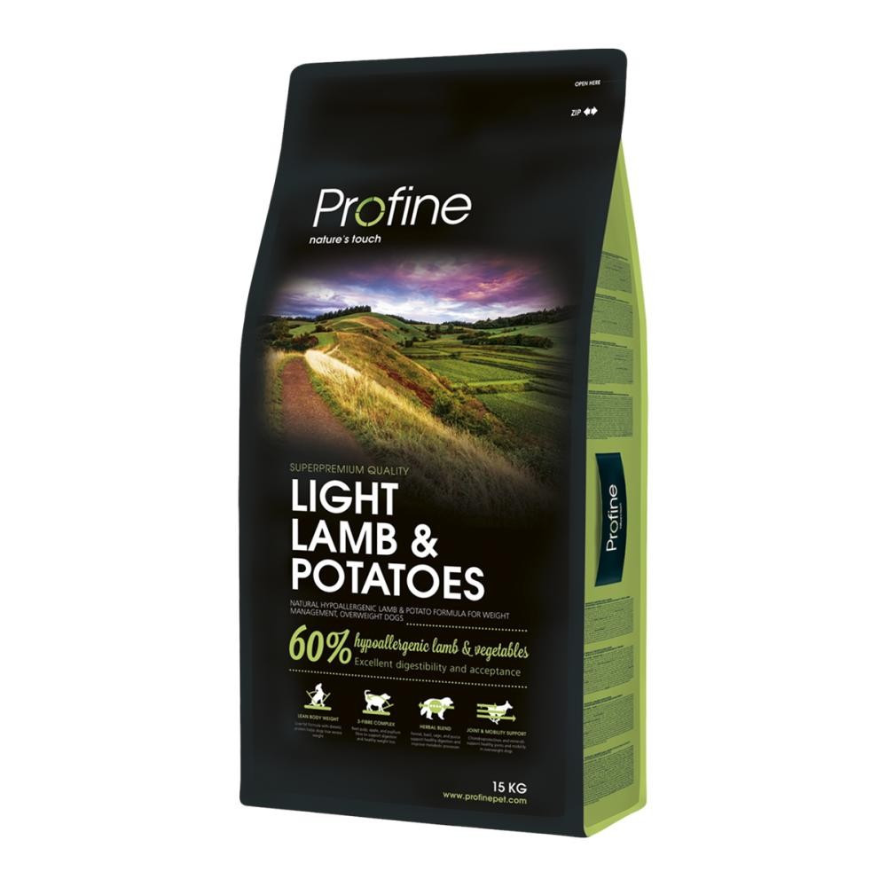 

Сухой гипоаллергенный корм для взрослых собак с избыточным весом Profine Light Lamb с ягненком и картофелем 15