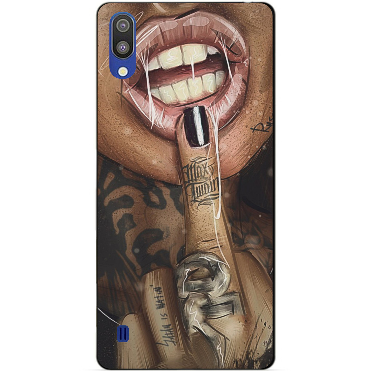 

Силиконовый бампер чехол для Samsung M10 2019 Galaxy M105f с рисунком Swag, Разные цвета