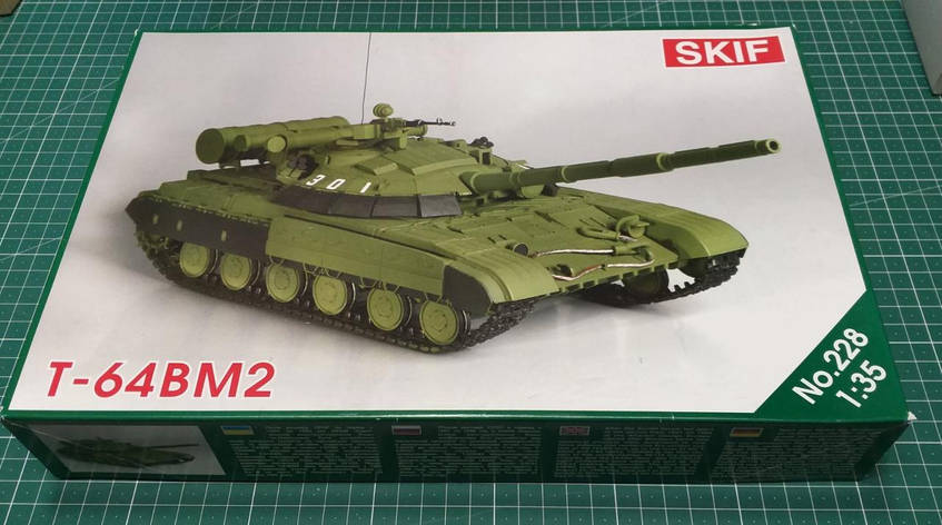 Т-64БМ2 Украинский основной боевой танк. Сборная модель танка. 1/35 SKIF MK228, фото 2