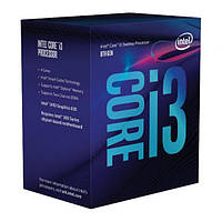 Процессор Intel Core i3-8100 3.6GHz/4 ядра/8GT/s/6MB, s1151 TRAY (BX80684I38100)