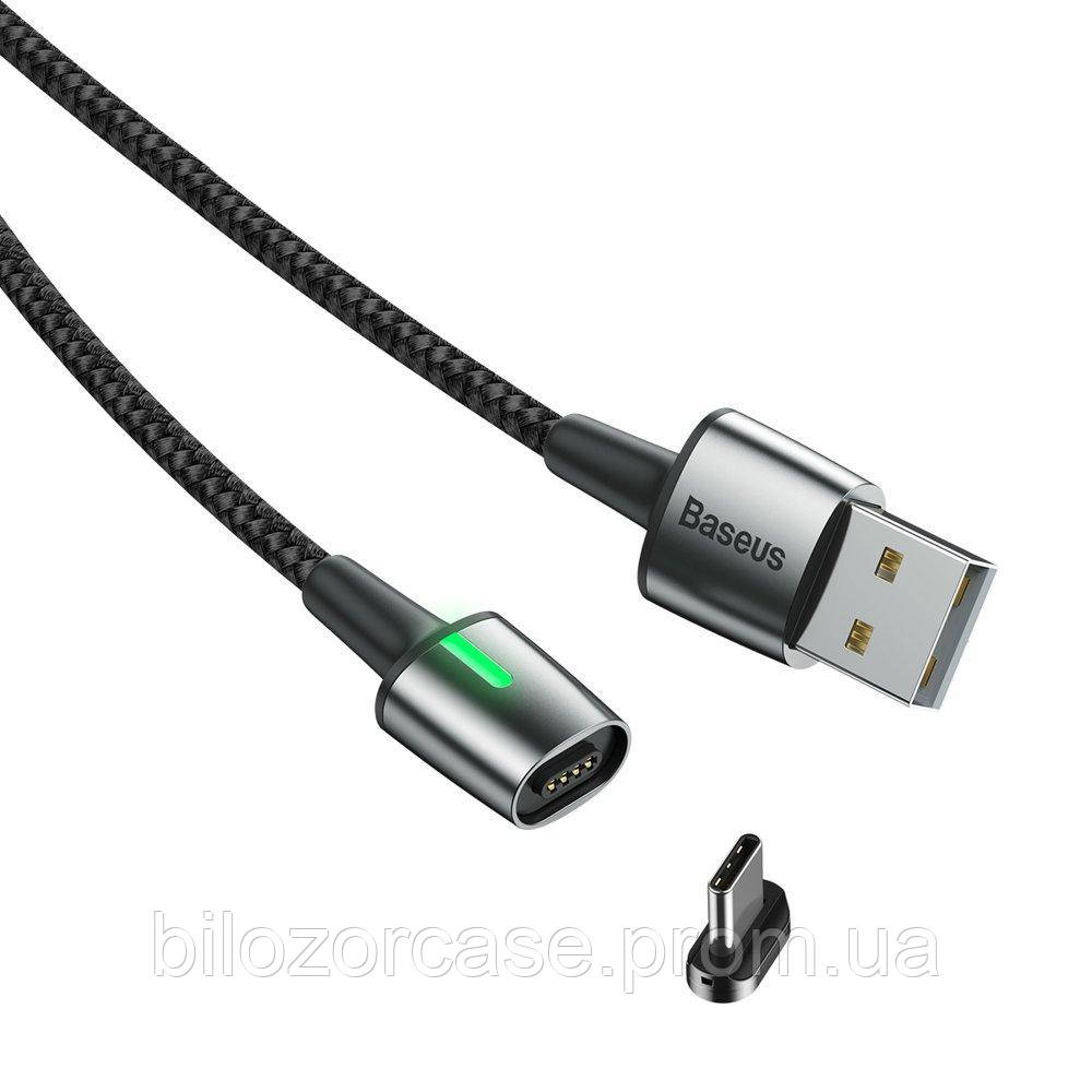 

USB кабель Baseus Zinc Magnetic Type-C 3A (1m) black