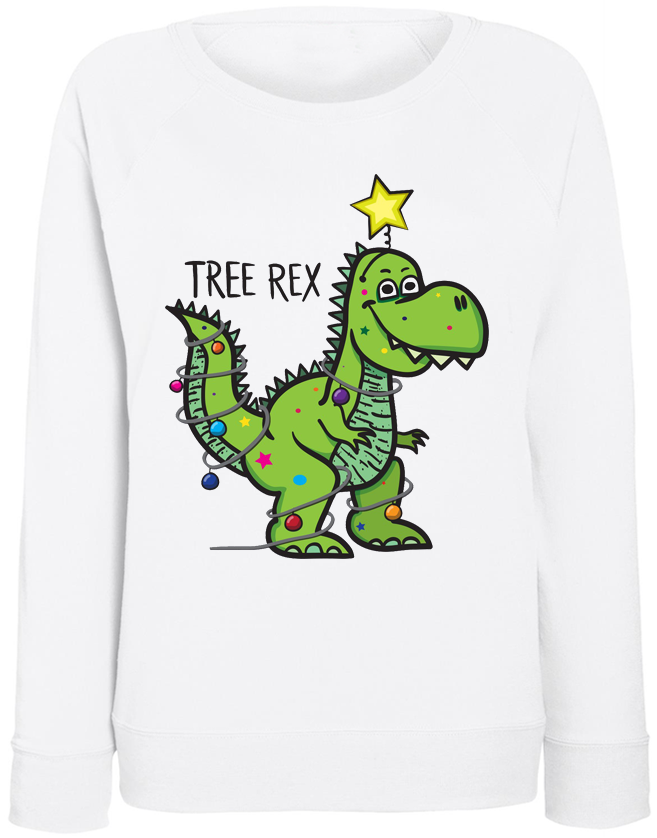 

Женский свитшот Tree Rex (белый) L