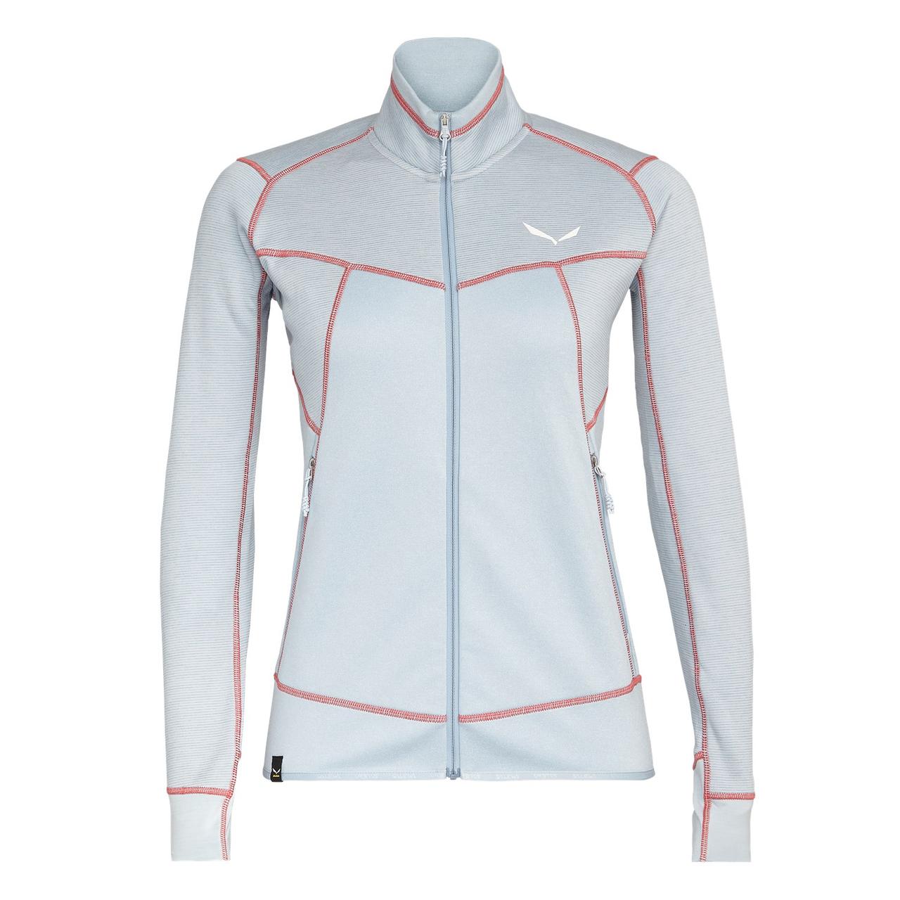 

Флис Salewa Puez Melange 2 Polarlite Wms Full-Zip, Серый