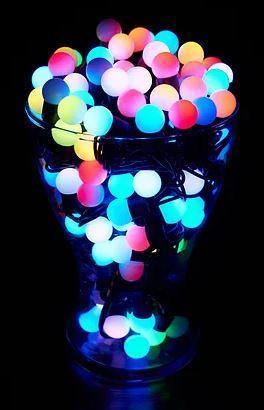 [ОПТ] Фигурная новогодняя светодиодная гирлянда "Шарики", внутренняя, 40LED, 6.5 м, RGB