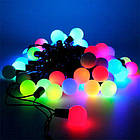 [ОПТ] Фигурная новогодняя светодиодная гирлянда "Шарики", внутренняя, 40LED, 6.5 м, RGB, фото 5