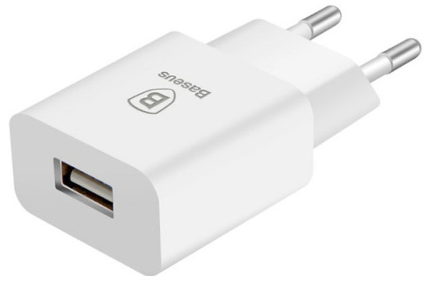 

Зарядное устройство (зарядка) для телефона Baseus Wall Charger Letour 2.1A 1xUSB Белый (CCAll-E2A02)