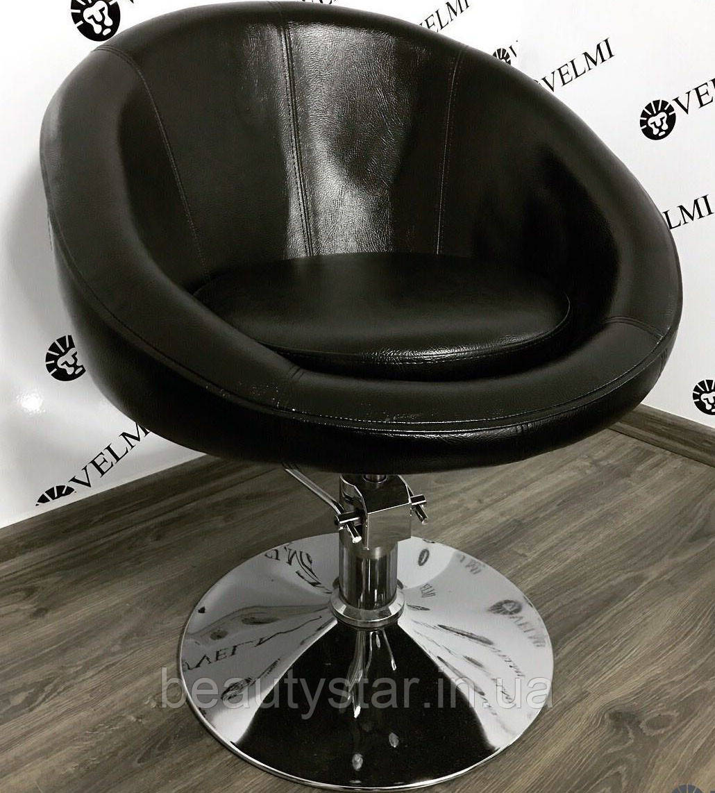 Крісло перукарське на гідравліці для клієнтів салону краси Milan.