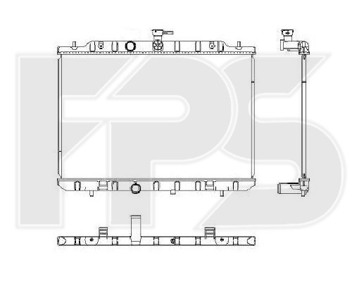 

Радиатор охлаждения Nissan X -Trail (07 -)