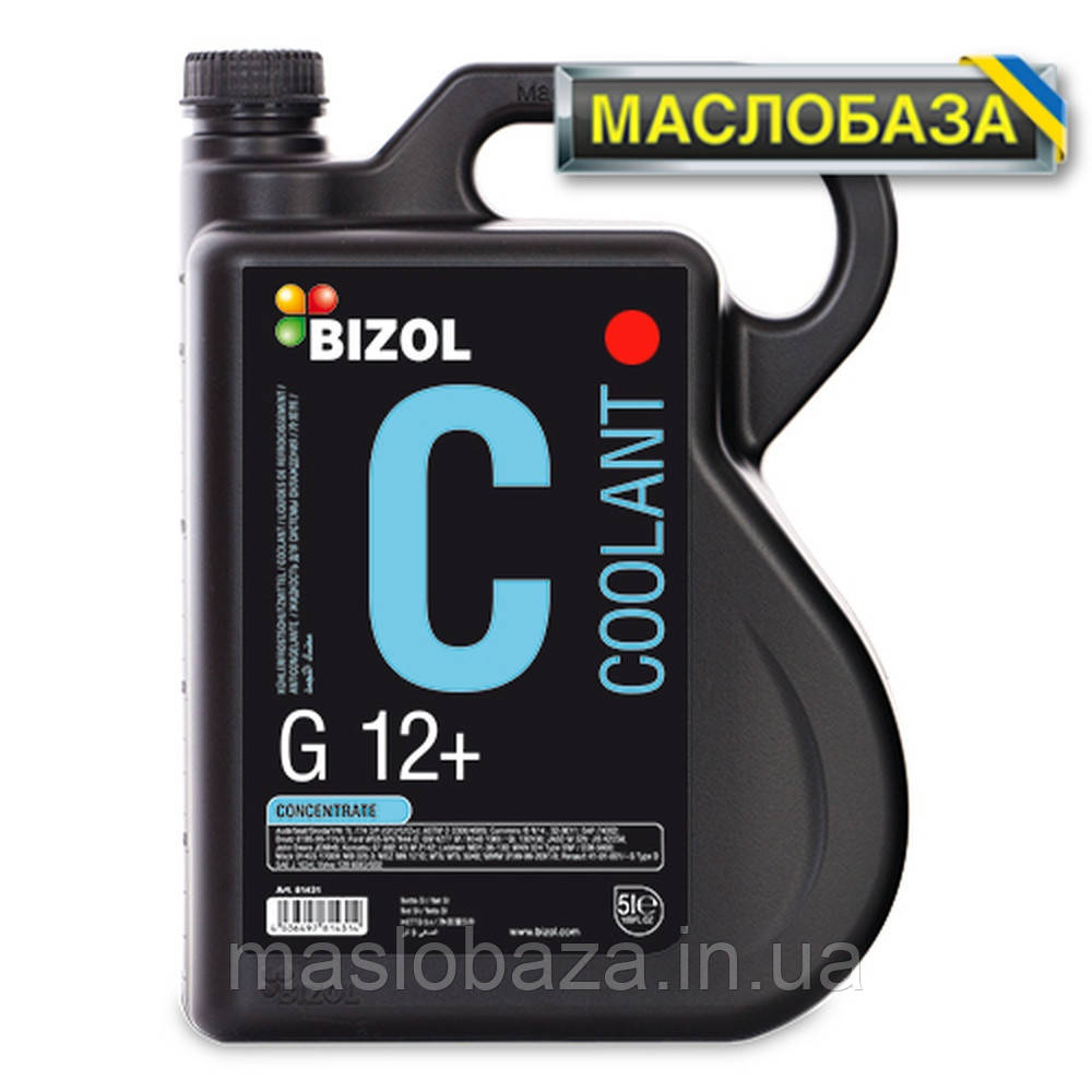 Антифриз - BIZOL Coolant G12+, concentrate 5л