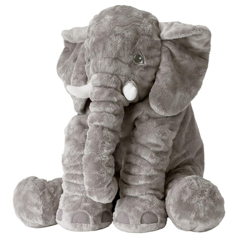 ДЬЮНГЕЛЬСКОГ Мягкая игрушка, слон, серый, 70373591, ИКЕА, IKEA, DJUNGE
