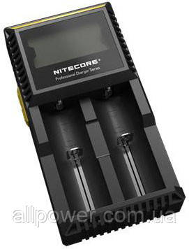 

Nitecore Digicharger D2 - универсальное зарядное устройство с LED дисплеем на 2 канала.