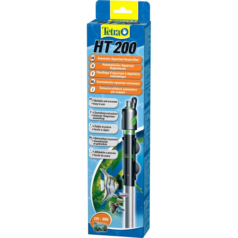 

Tetra HT 200 Вт – аквариумный обогреватель с терморегулятором