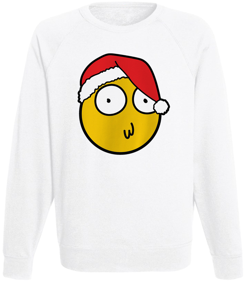 

Мужской свитшот Morty Christmas Smiley (белый) XXL