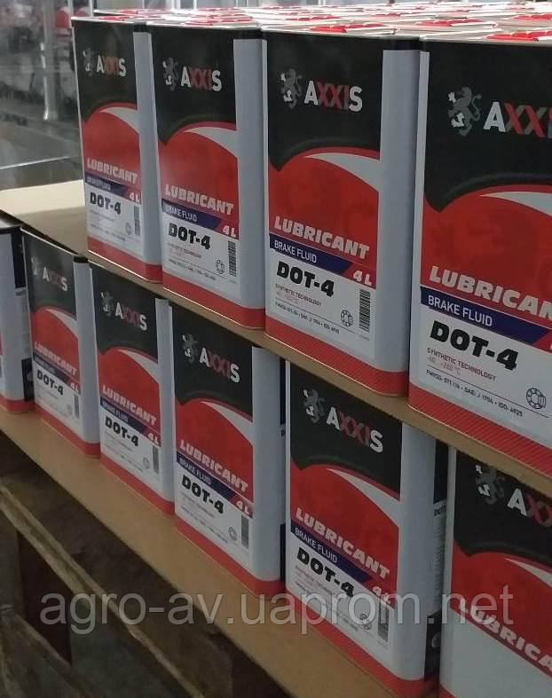 

Жидкость торм. AXXIS DOT4 (Канистра 4л) AXXIS Польша