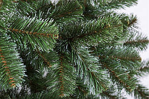 Новогодняя елка "Сказка" зеленая с белыми кончиками 1.8 м, фото 2