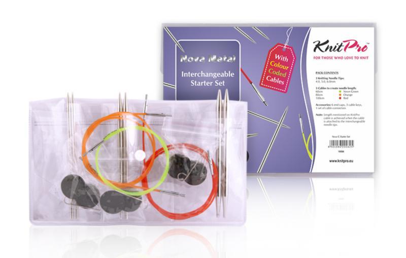 

Набор съемных металлических спиц для начинающих Nova Metal KnitPro