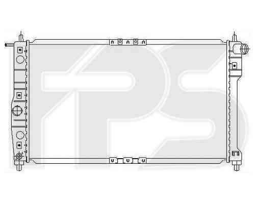 

Радиатор Дэу Нубира 97-99 (J100) / DAEWOO NUBIRA I (1997-1999)