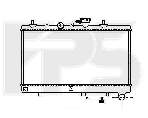 

Радиатор Киа Рио / KIA RIO (2000-2005)