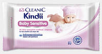 Влажные салфетки Cleanic Kindii Baby Sensitive 60 шт., фото 1