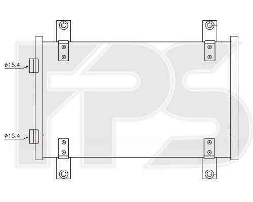 

Радиатор кондиционера Фиат Дукато 1994-2006 / FIAT DUCATO (1994-2002)