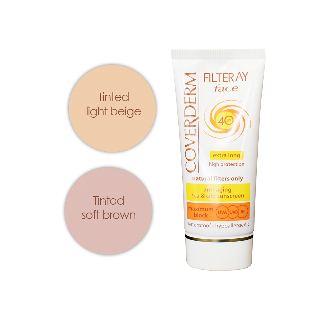 

Солнцезащитный минеральный фильтр для лица Coverderm Filteray Face SPF40 50ml (5201580241028)