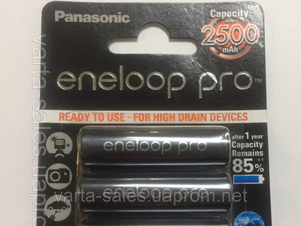 

Аккумулятор Panasonic Eneloop PRO 2500 mAh AA/06 R2U HR06