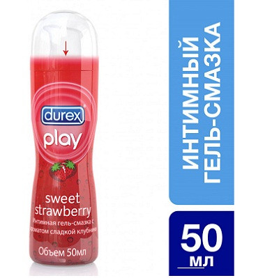 

Интимный гель-смазка Durex Play Sweet Strawberry 50 мл (5038483870426)