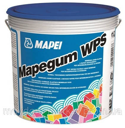 Гідроізоляція для ванних кімнат Mapei Mapegum WPS, 5кг