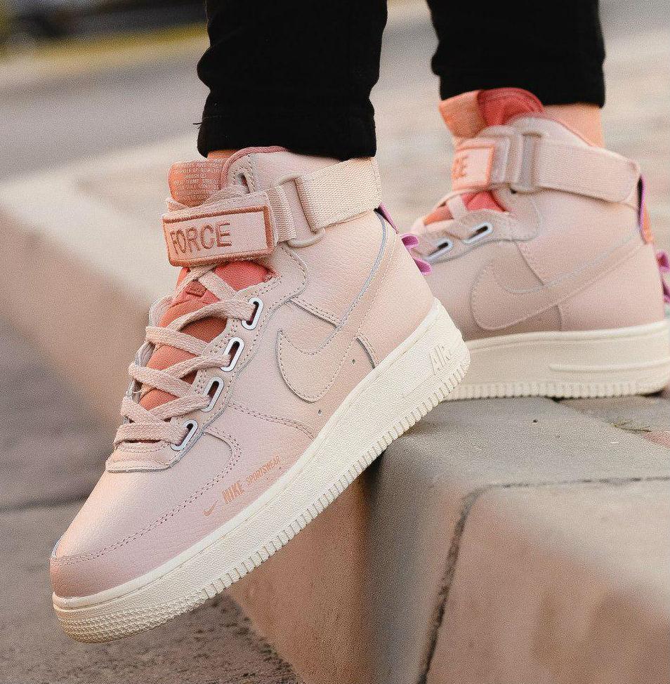air force 1 utility pink
