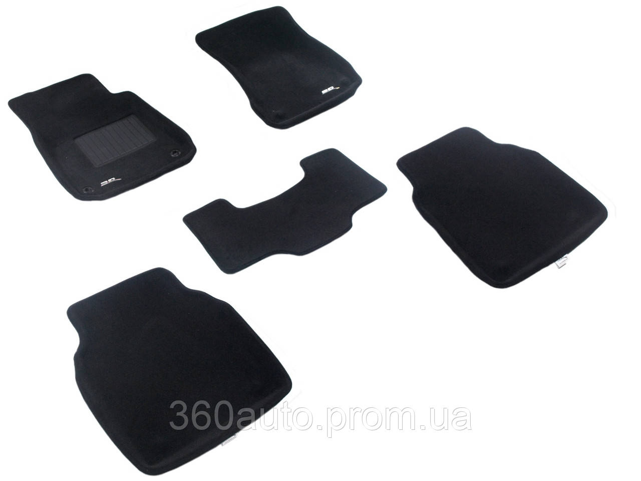 

3D коврики Audi A8 D4 2010- long черные | Автоковрики Sotra Premium 3D LAD0170-PP-BL, Черный