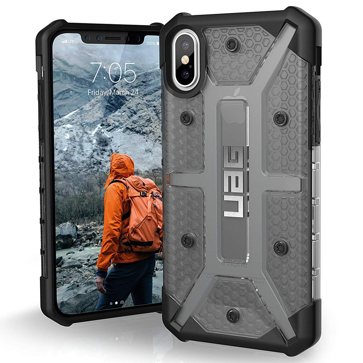 

Ударопрочный чехол UAG Plasma для Apple iPhone XS Max (6.5"), Черный