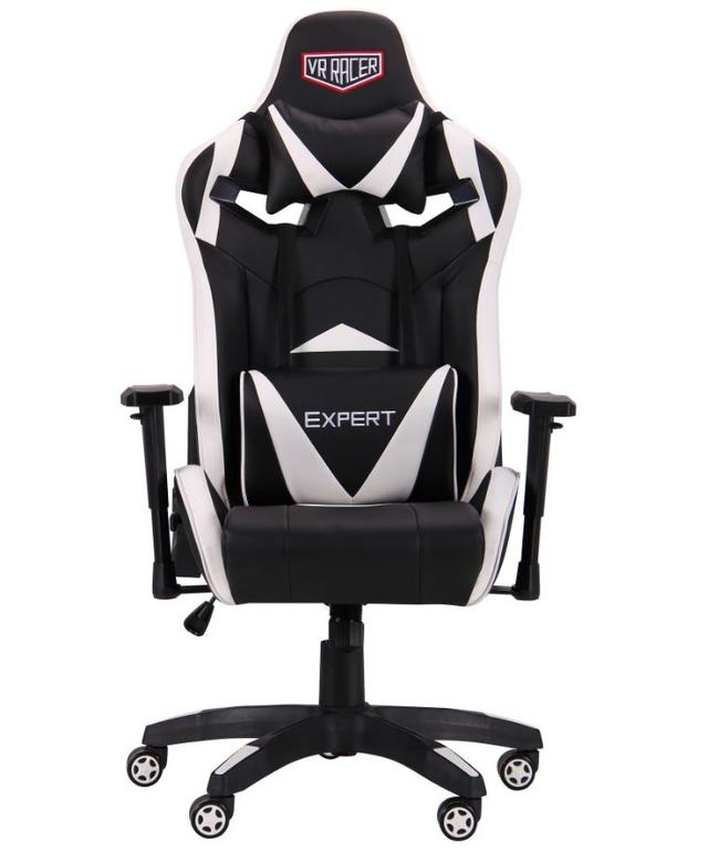Кресло VR Racer Expert Guru черный, белый (2)