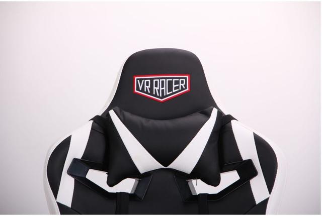 Кресло VR Racer Expert Guru черный, белый (8)