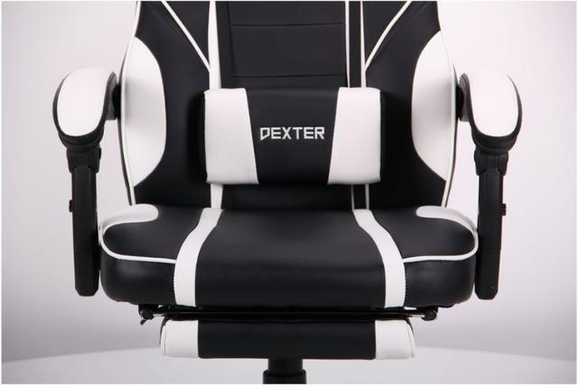 Кресло VR Racer Dexter Vector черный/белый (7)