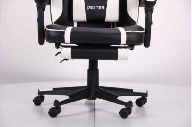 Кресло VR Racer Dexter Vector черный/белый