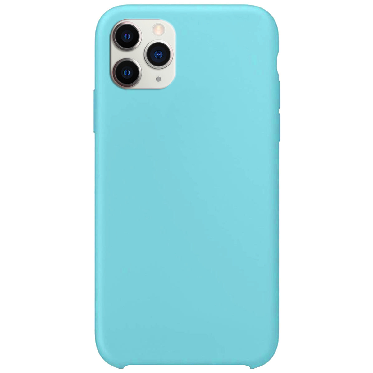 

Чехол Silicone Case without Logo (AA) для Apple iPhone 11 Pro Max (6.5"), Бирюзовый / ice blue