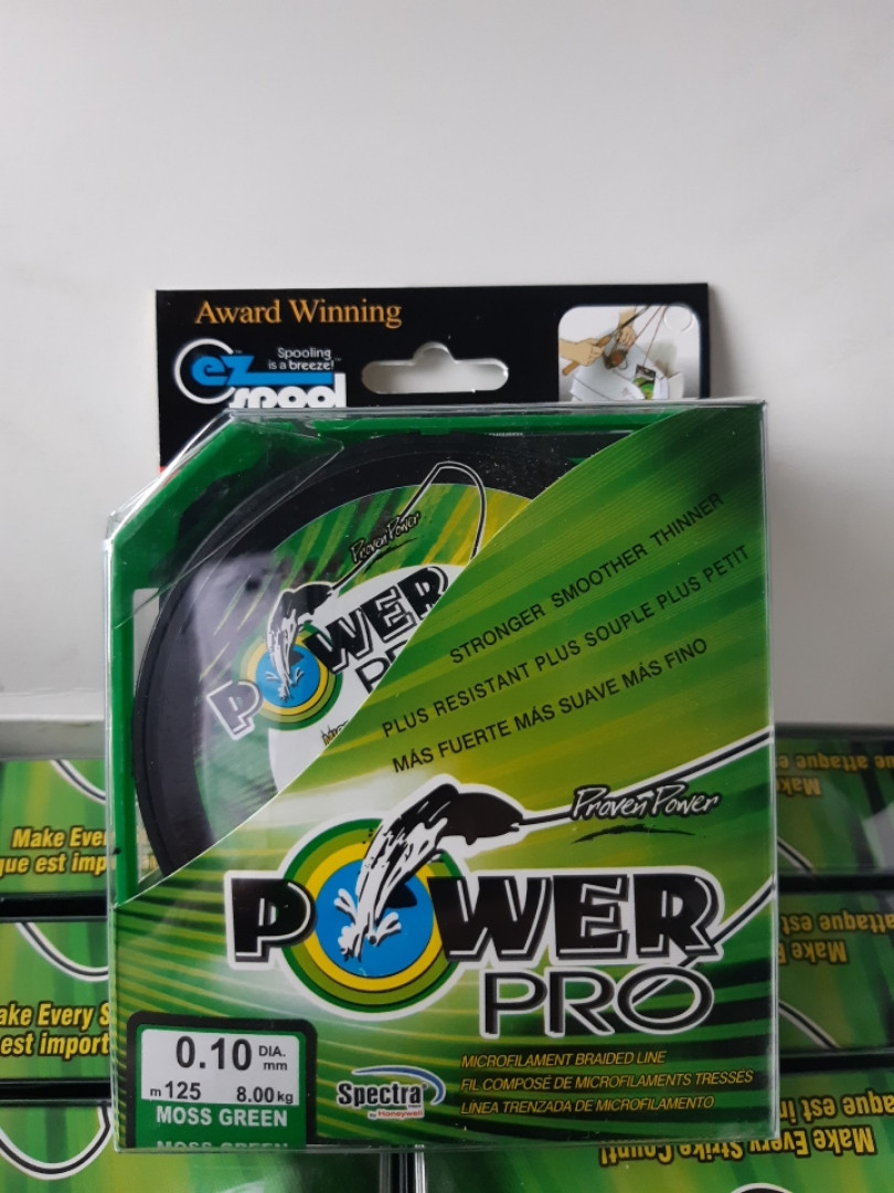 Шнур Power Pro Green 125m  d 0,1 мм