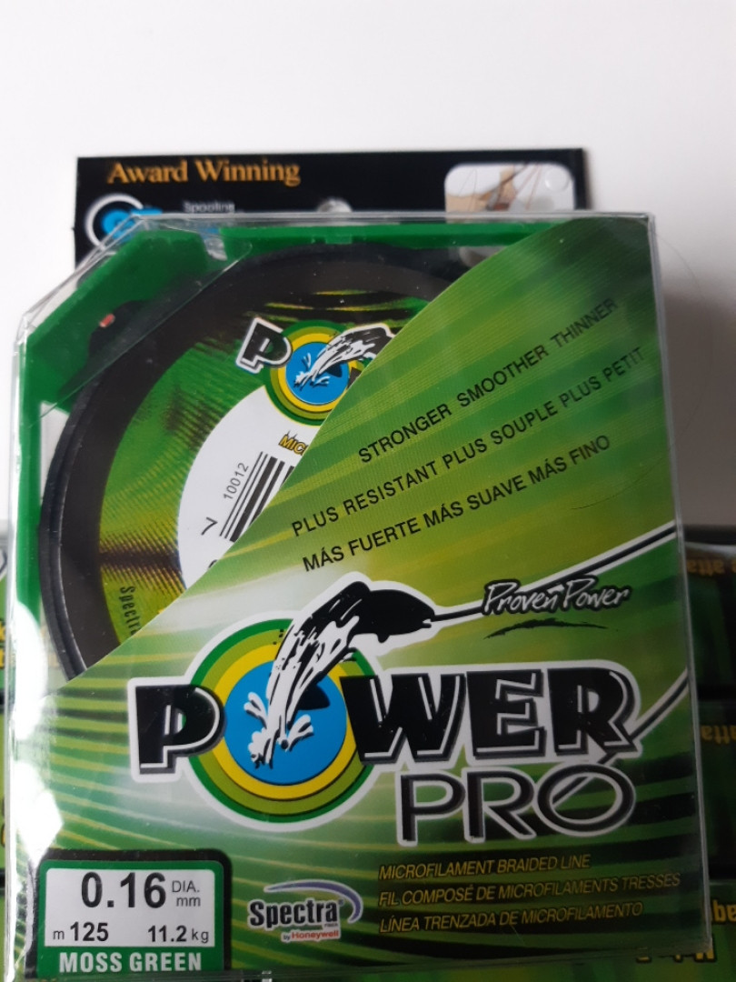 Шнур Power Pro Green 125m  d 0,16мм