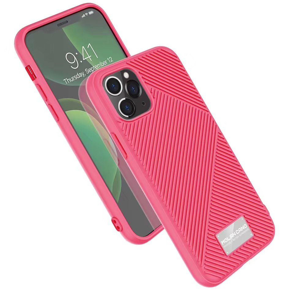 

TPU накладка Molan Cano Jelline series для Apple iPhone 11 Pro (5.8"), Розовый / hot pink